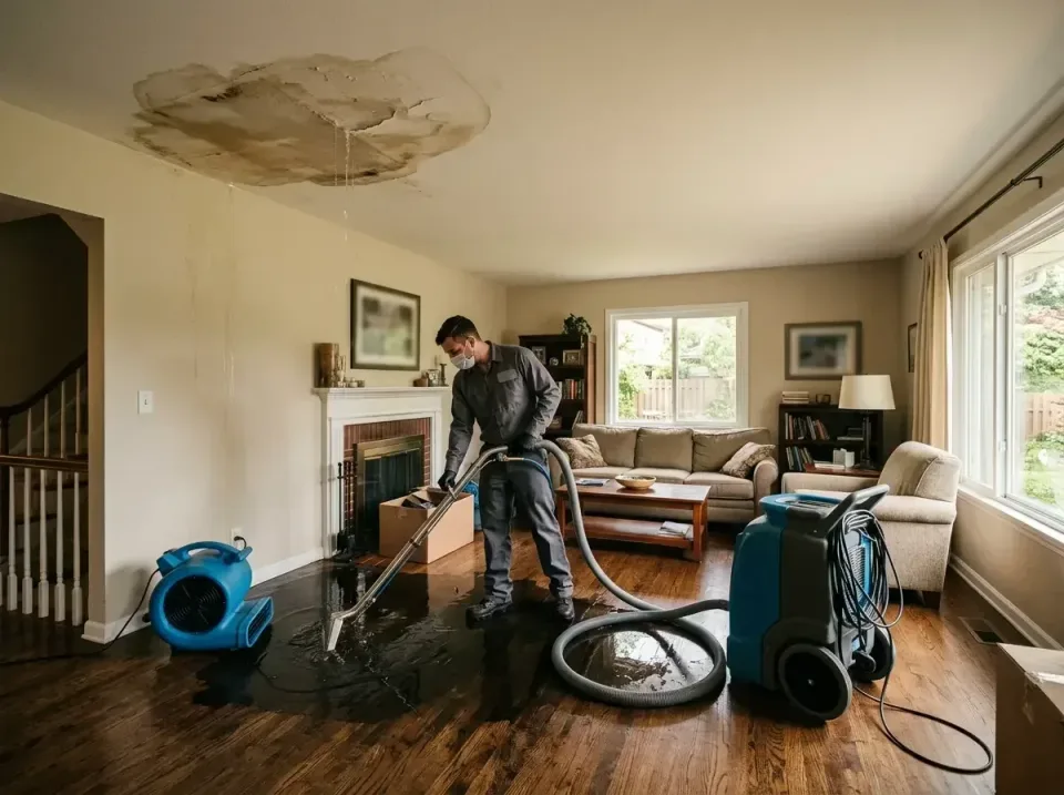 attic-pipe-burst-ceiling-drip-008 — frequently asked questions, Water Damage Restoration & Carpet Care in Jackson, MN